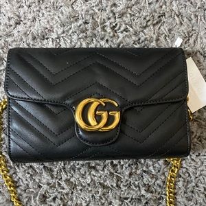 Black GG mini bag crossbody